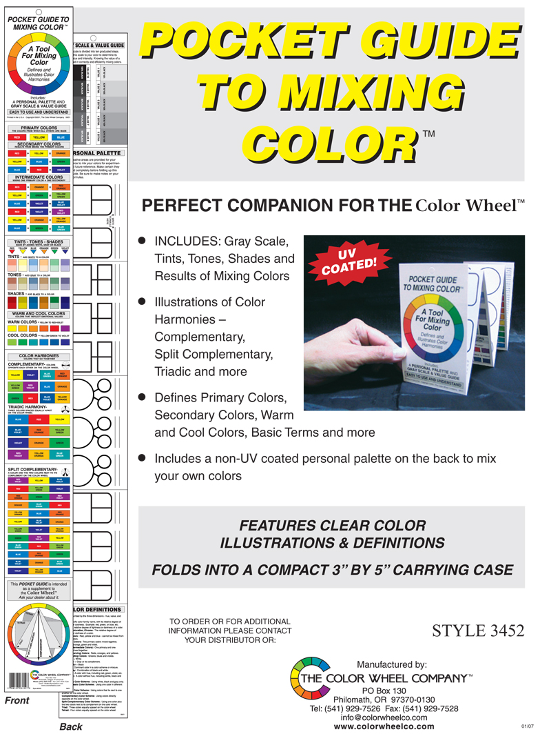 Color Wheel Co Pocket Color Wheel, English