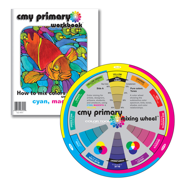 cmy primary color wheel